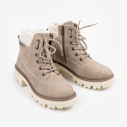 Дамски зимни боти с топла подплата и връзки – комфорт и стил всеки ден