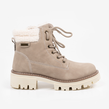 Дамски зимни боти с топла подплата и връзки – комфорт и стил всеки ден