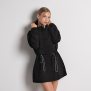 Дамско преходно яке черно – комфорт и стил в едно