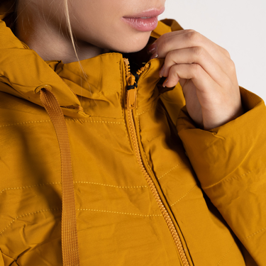 Жълто дамско късо яке M до 3XL