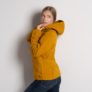 Жълто дамско късо яке M до 3XL