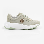 Зелени дамски маратонки от естествена кожа – комфорт през целия ден