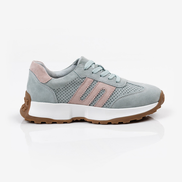 Зелени дамски спортни обувки от естествена кожа – ежедневен комфорт