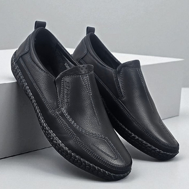 Комфортни мъжки мокасини – черни