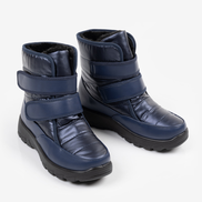 Сини дамски непромокаеми апрески на олекотено ходило  с велкро лепеники за корегиране