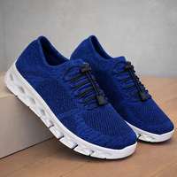 Сини мъжки маратонки с ластични връзки и супер удобно ходило – комфорт през целия ден