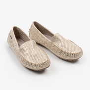 Удобни дамски мокасини със стелка от естествена кожа