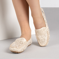 Удобни дамски мокасини със стелка от естествена кожа