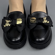 Черни дамски мокасини Т577 black