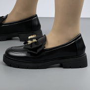 Черни дамски мокасини Т577 black