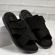 Черни чехли от естествена кожа BL7006 black
